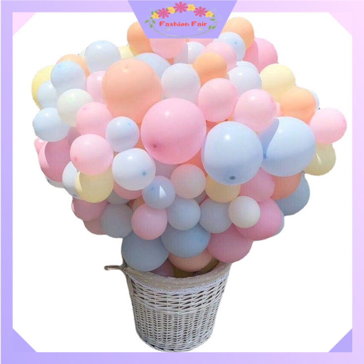 FASHION FAIR - D6122 Balon Doff Pastel 5507 / Balon Ulang Tahun Warna Pastel / Balon Chrome Dekorasi Murah / Balon Macaron / Balon Ulang Tahun