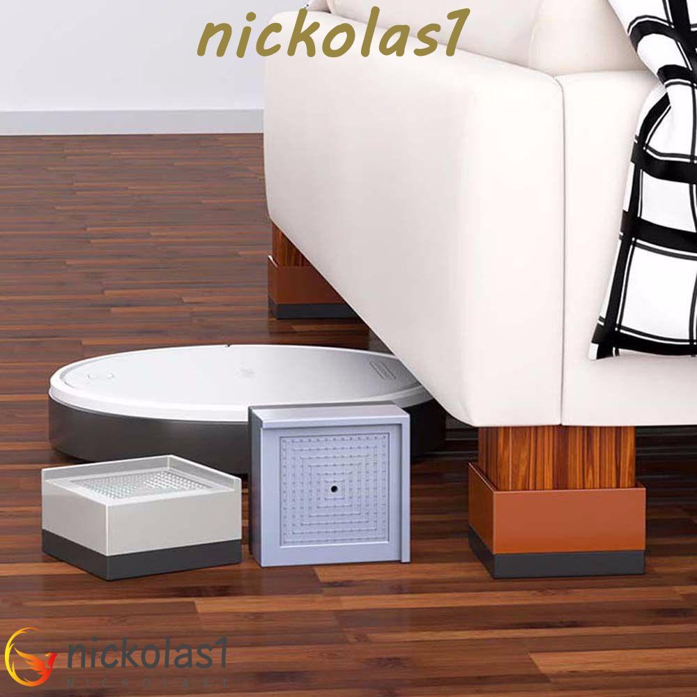 Nickolas1 Furniture Leg Pad Tahan Aus Tahan Lama Anti-slip Mute Mat Anti Berisik Bed Riser