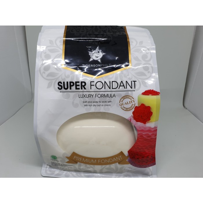 

New Arrival Icing Super Fondant Putih 1 Kg - Putih 1kg