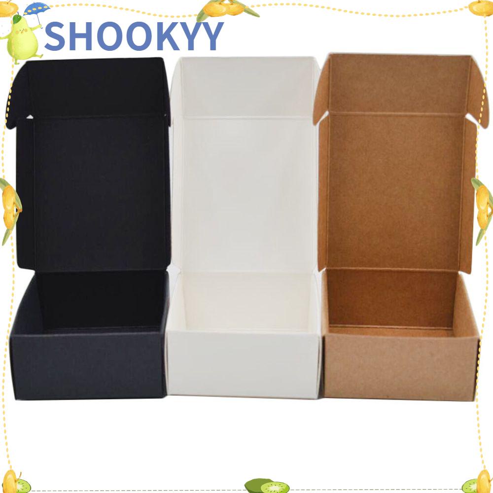 Chookyy 10pcs Kraft Paper Box Hadiah Acara Pernikahan Craft Handmade Candy Storage