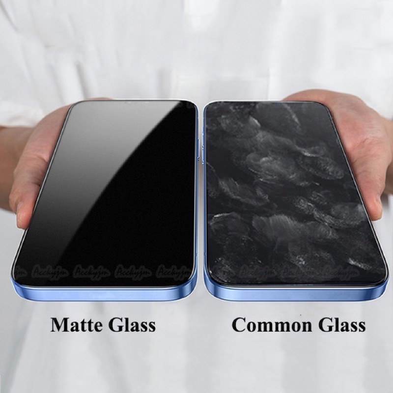 Tempered Glass Matte Vivo Y16/ Y19/ Y02/ Y22/ Y35/ Anti Gores Vivo Full Screen.