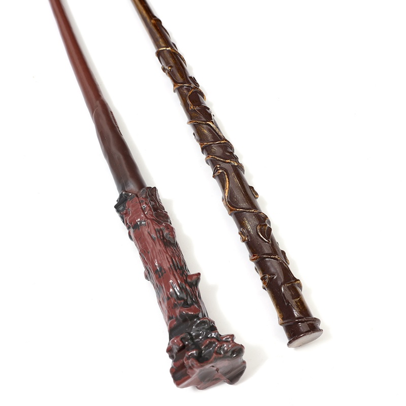Baru Trendi Harry Potter Kreatif Tongkat Sihir Mainan Alat Peraga Cosplay Tongkat Plastik Pesulap Aksesoris Profesional Halloween Hadiah Natal Mainan Anak