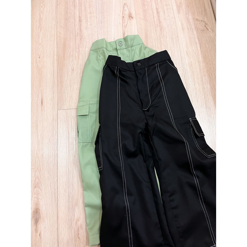 CELANA PANJANG CARGO ANAK PEREMPUAN &amp; LAKI-LAKI// STATE CARGO TROUSERS