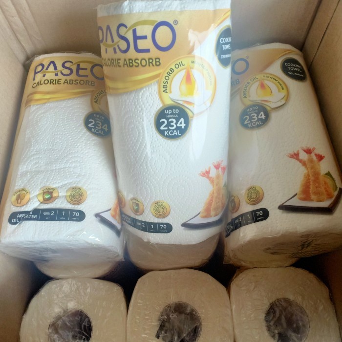 GROSIR 1 CTN tissue paseo kitchen towel 1 roll/tisue tisu minyak dapur