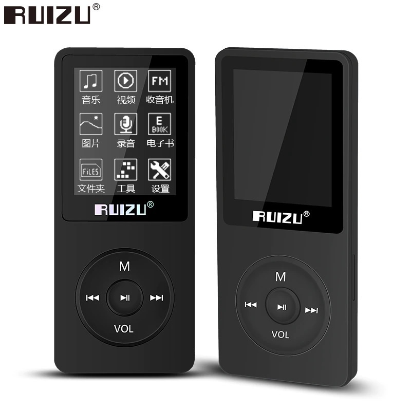 AKN88 - RUIZU X02 4GB AESTHETIC MP3 MP4 Audio Player Lossless HD FLAC SQ