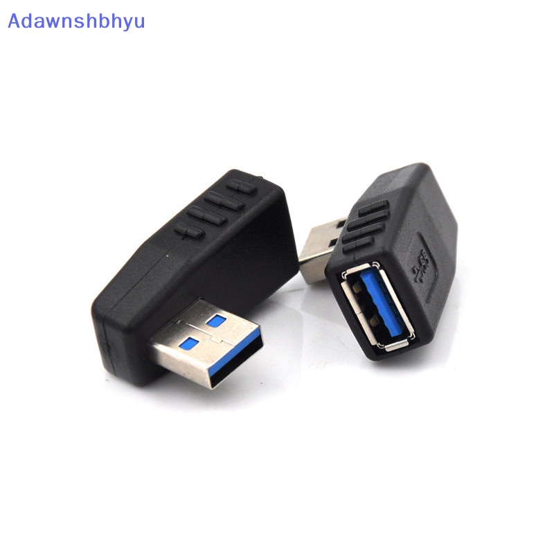 Adhyu USB 3.0 Male to Female Adaptor Siku L Shaped Extension Connector ID