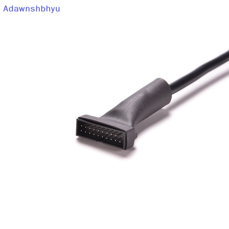 Adhyu USB 2.0 9Pin Motherboard Female to 20Pin USB 3.0 Housing Male Adapter Kabel ID