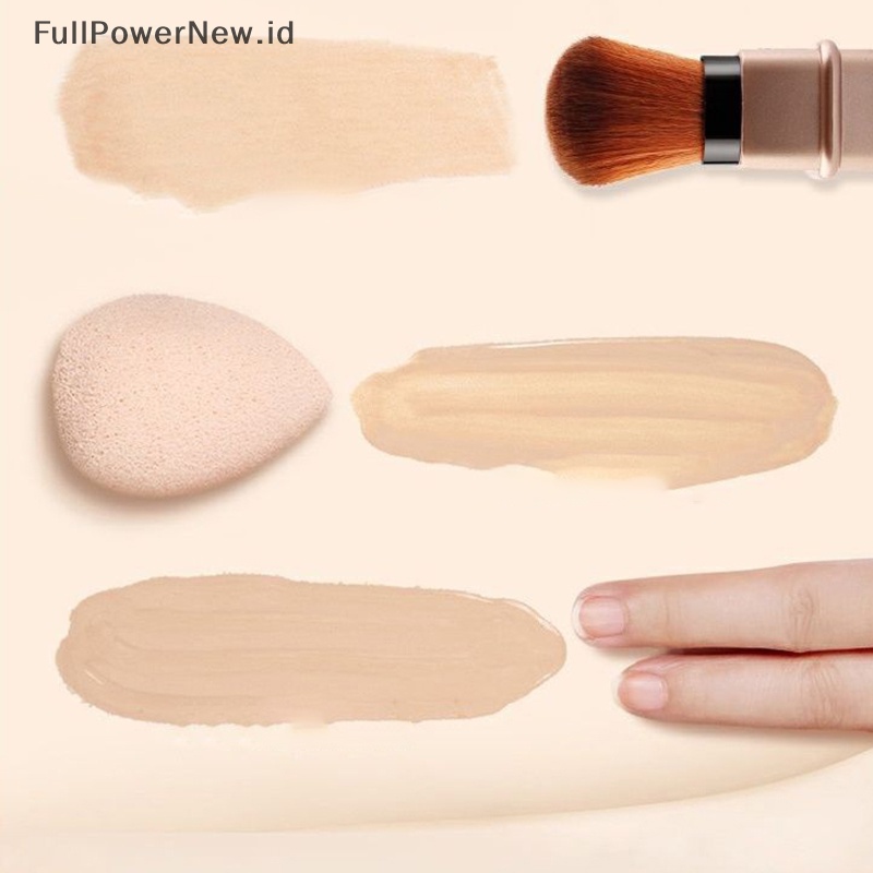 Power Retractable Cosmetic Powder Blush Contour Foundation Brush Alat Travel Portable ID