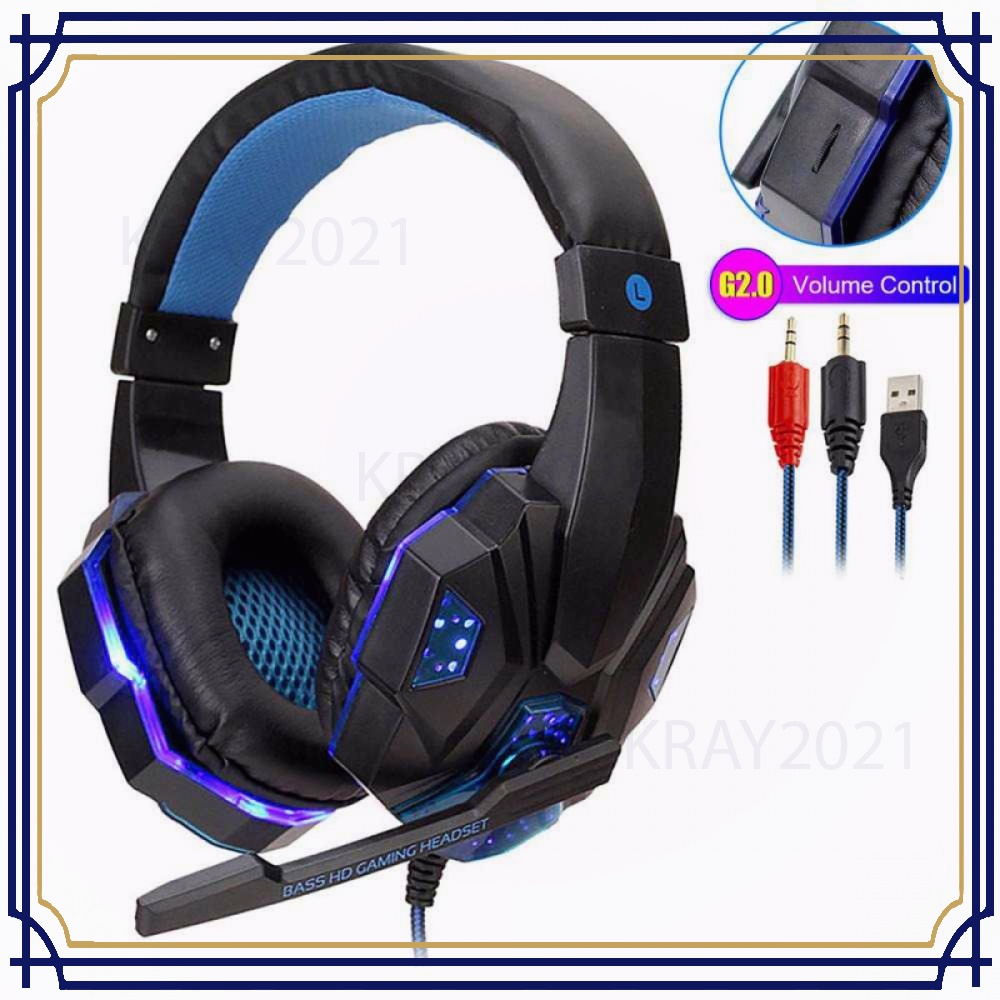 Gaming Headphone Headset Super Bass LED with Mic GH227