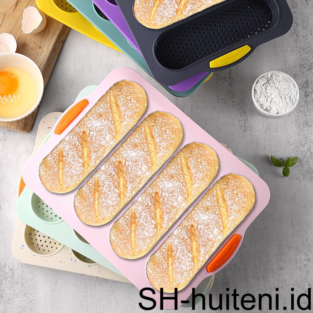 Cetakan Roti Flexible Pastry Baking Tray Reusable Chocolate Cake Mold Pan Rumah Bakery Restoran Aksesori Untuk Kulkas Oven