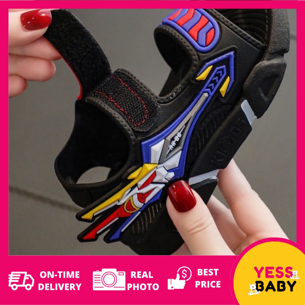 [COD] yessbaby BUMBLE SPORT Sandal Gunung Anak Laki-laki Sport Transformers Robot STAR WAR PREMIUM Termurah Sepatu Sandal Import Fahion Kekinian