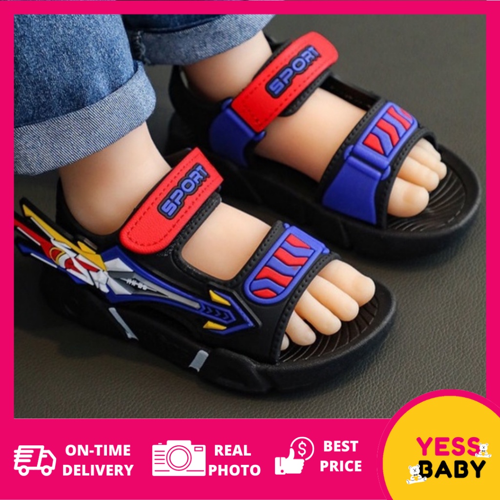 [COD] yessbaby BUMBLE SPORT Sandal Gunung Anak Laki-laki Sport Transformers Robot STAR WAR PREMIUM Termurah Sepatu Sandal Import Fahion Kekinian