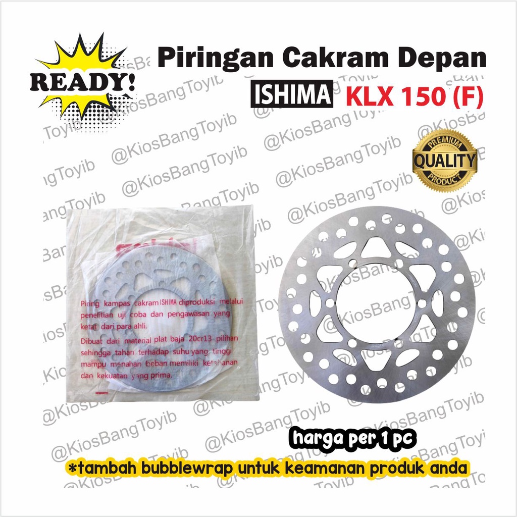 Piringan Cakram Depan Kawasaki KLX KLX150 (F) SunStar (ISHIMA)