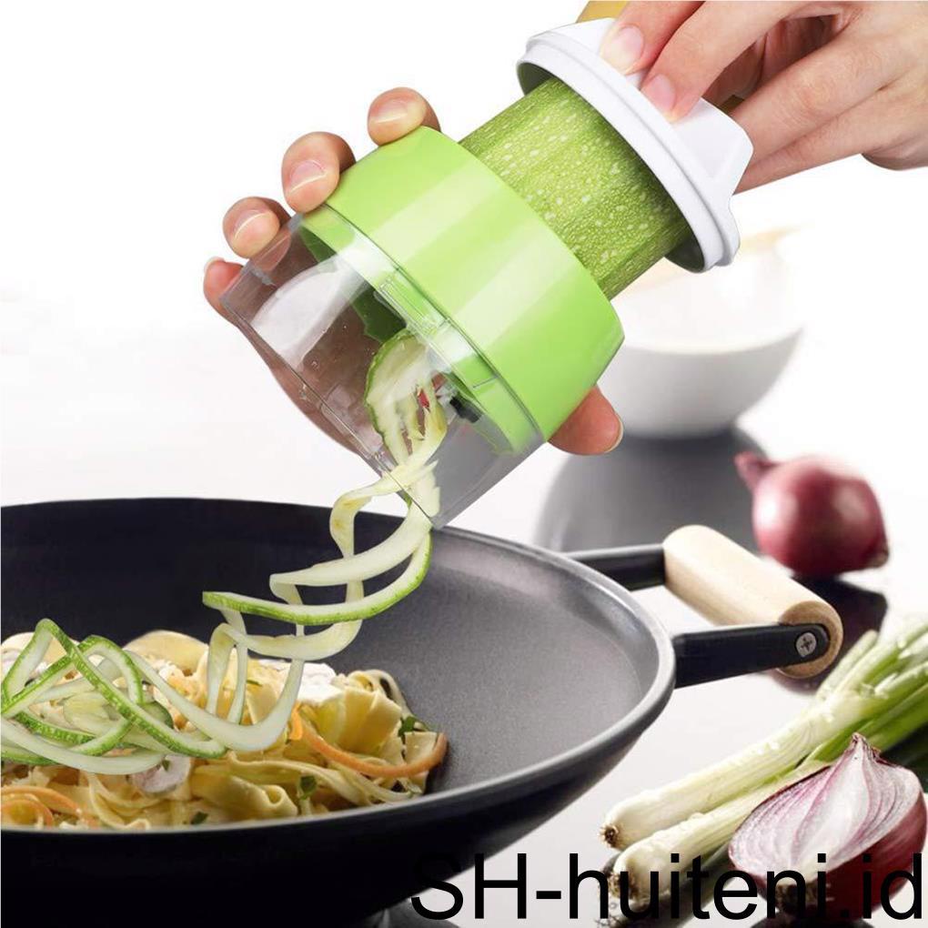 Spiral Slicer Home Dining Bar Hotel Bakery Restoran Sayur Kentang Buah Alat Pengiris Gadget Peralatan Dapur