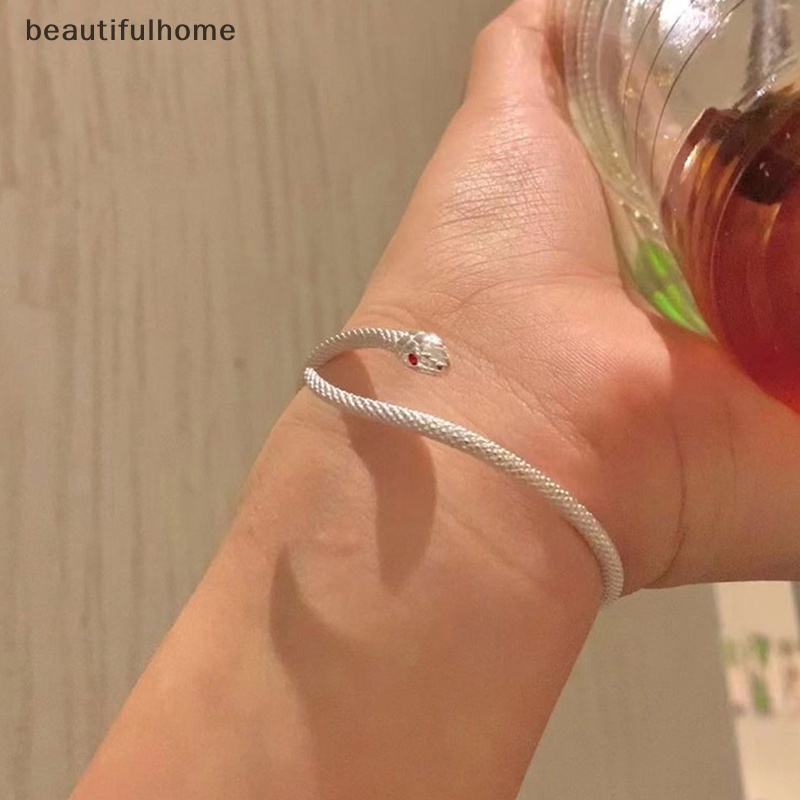 {beautifulhome} Kreatif Ular Terbuka Manset Gelang Untuk Wanita Gadis Fashion Trendi Baru Perhiasan Pesta Hadiah Teman.