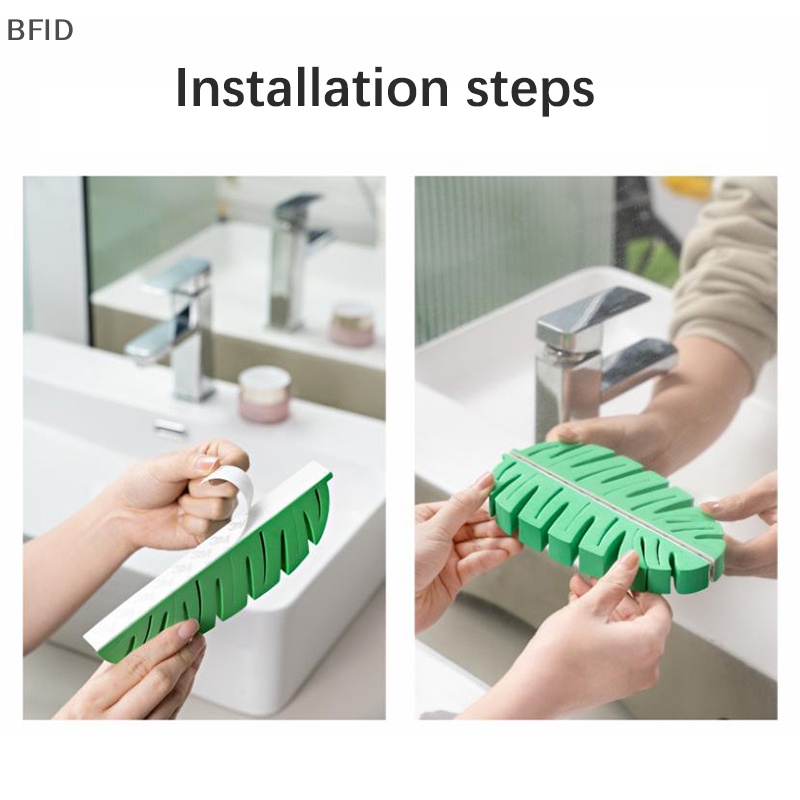 [BFID] Tempat Rak Pengering Brush Makeup Bentuk Daun Stand EVA Cosmetic Brushs Drain Stand [ID]