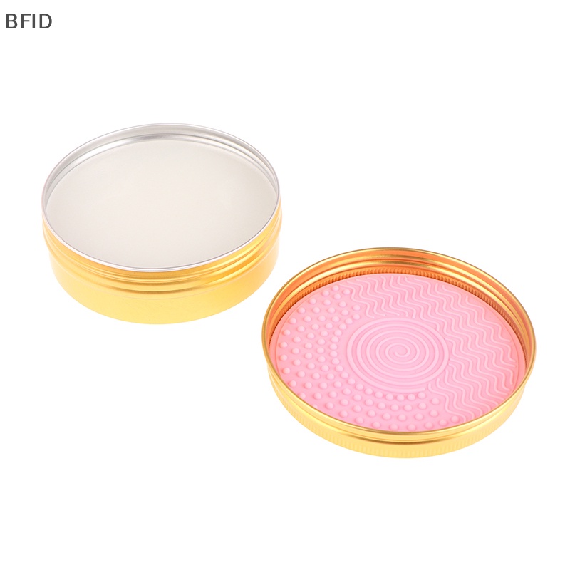 [BFID] 2in1 Silicone Makeup Brush Cleaner Sabun Pad Cuci Scrubber Papan Pembersih Mangkok [ID]