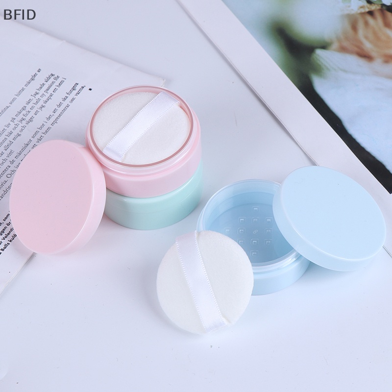 [BFID] 50g Pot Longgar Kosong Dengan Saringan Kosmetik Makeup Jar Wadah Travel [ID]