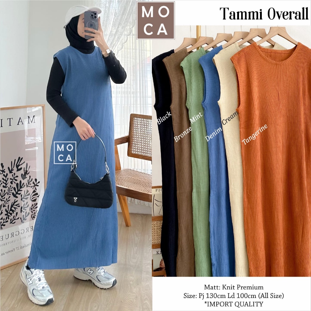 Tammi Overall ORI MOCA | Ld100 Knit Premium