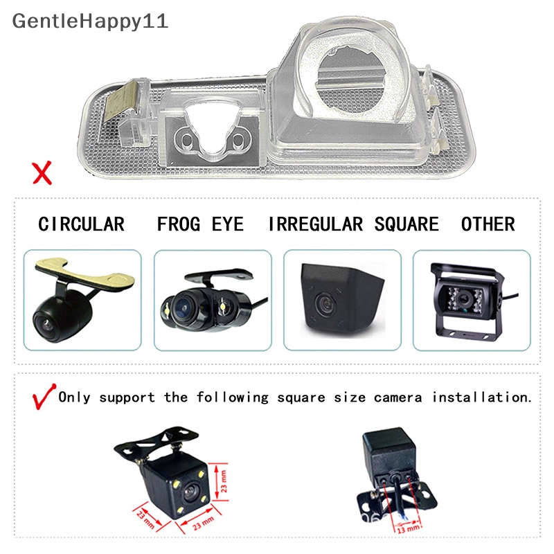 Gentlehappy 1Pc Kamera Spion Parkir Mobil Otomatis Waterproof Cover Case Housing Mount Untuk Kia Rio 3id