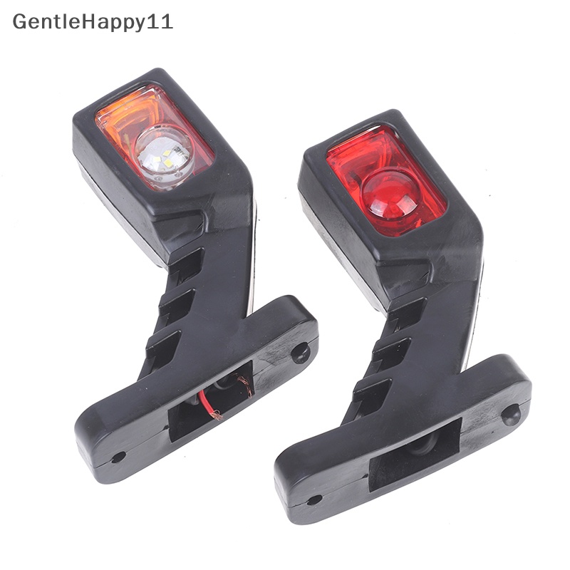 Gentlehappy 2x Lampu Led Side Marker Tangkai Garis Besar Lampu Indikator Truk Trailer12/24v id