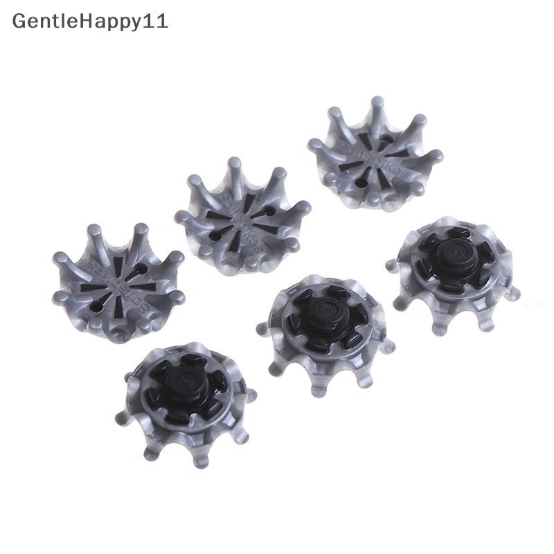 Gentlehappy 14x Silver Sepatu Golf Paku Putar Cepat Studs Cleats Softspikes Untuk Footjoy id