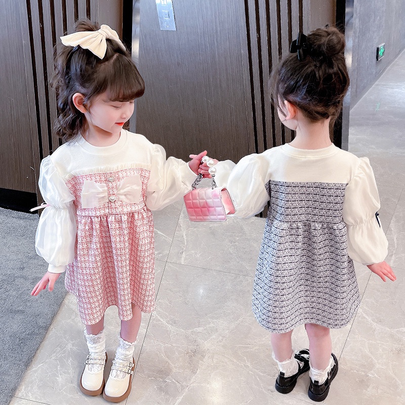 {Baru Datang} D-1524 Dress Anak Import KELSEY / Grosir Dress Anak Termurah / Dress Simple Anak Tangg