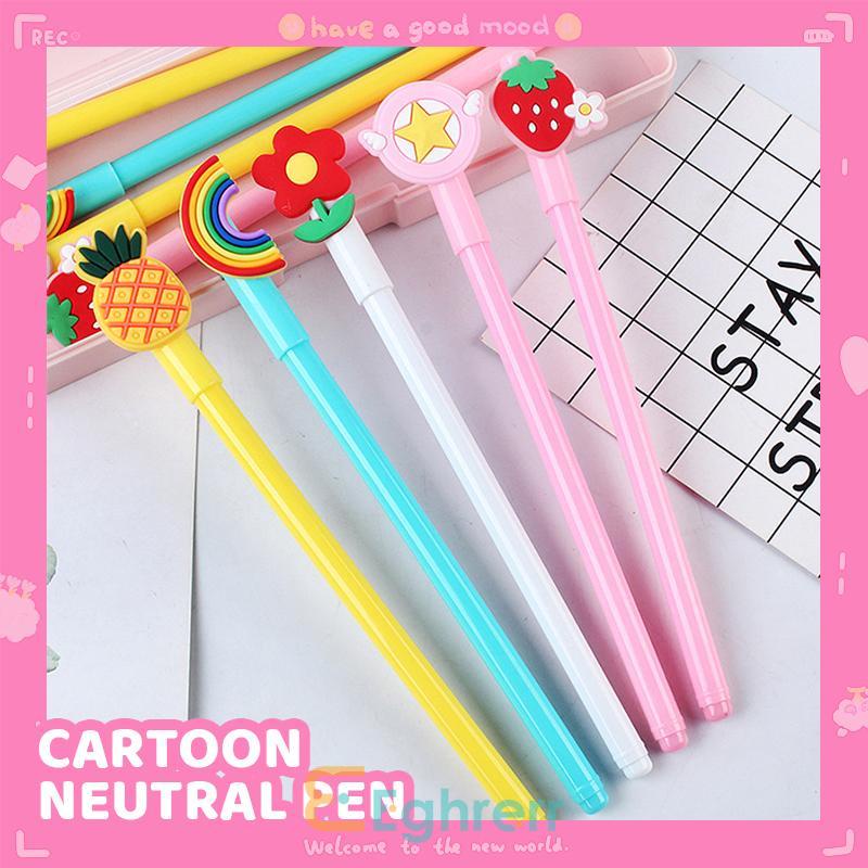 

COD✨Pulpen Karakter Buah Pena Gel Karakter Lucu 0.38MM Warna Warni Ballpen Cute Tinta Gel Alat Tulis Kantor Sekolah Murah Import-EG
