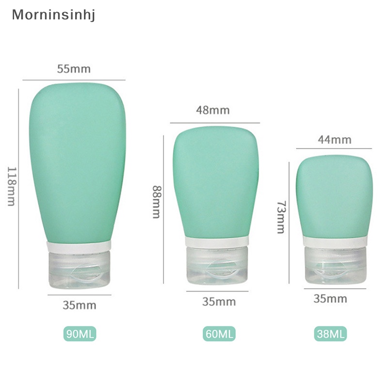 Mornin Dispenser Krim Shampoo Portable Travel Silicone Sub Bottling Wadah Sample id