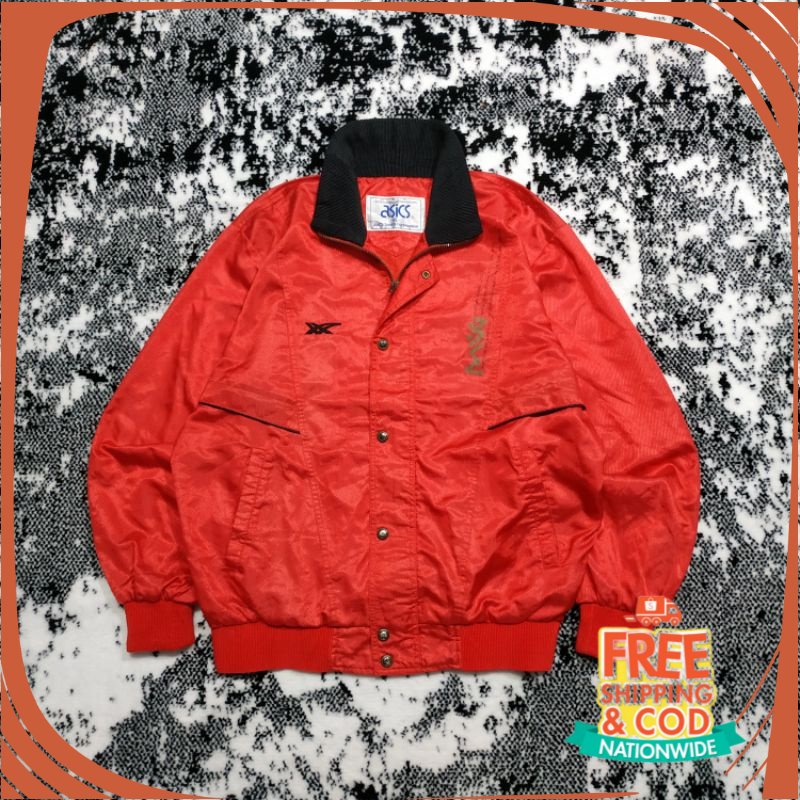 JAKET VINTAGE OOTD FESTIVAL REMAJA/ Vintage Asics Jacket