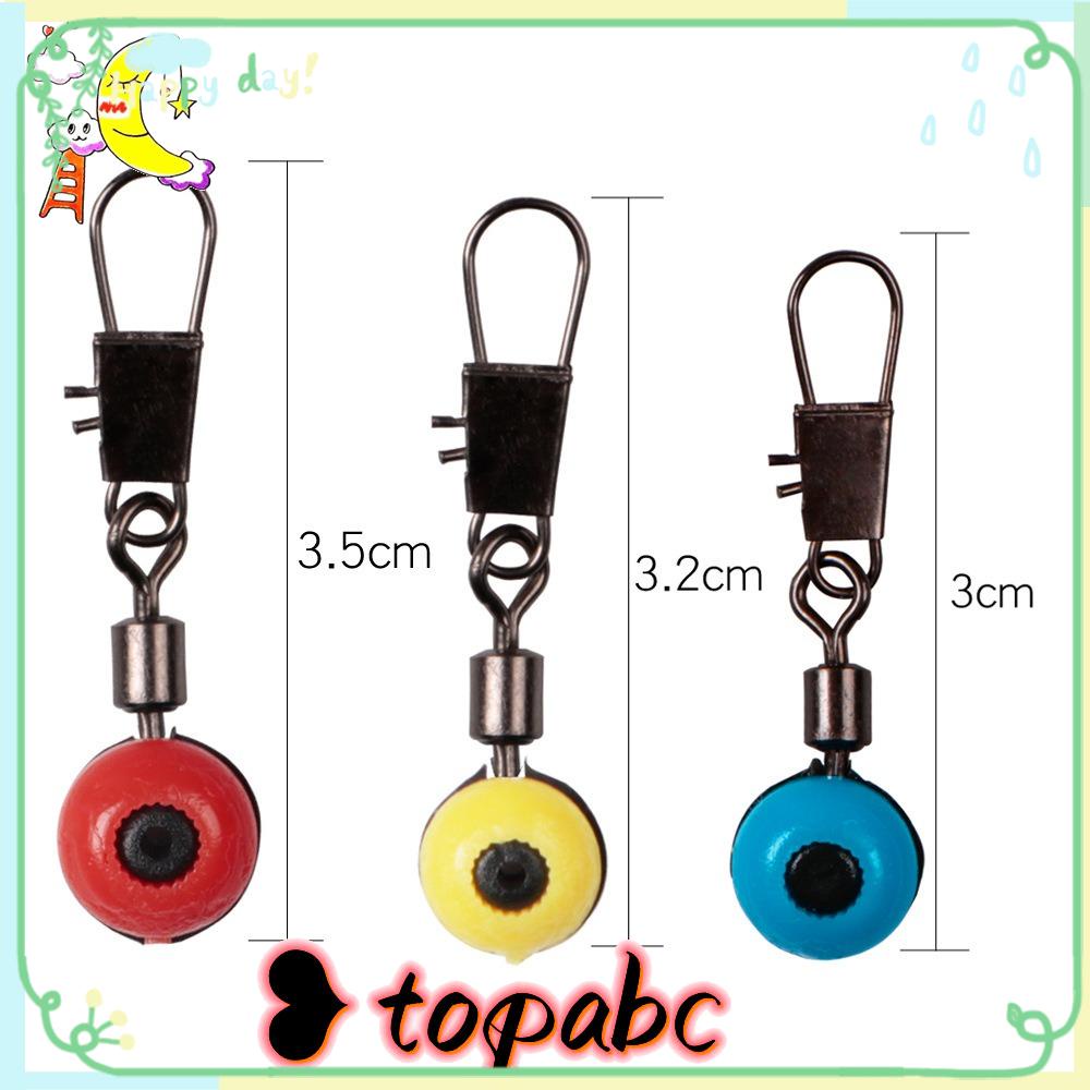 TOP Alat Pancing Tricolor Connector Space Beans Sea Perlengkapan Memancing Mengapung Konektor