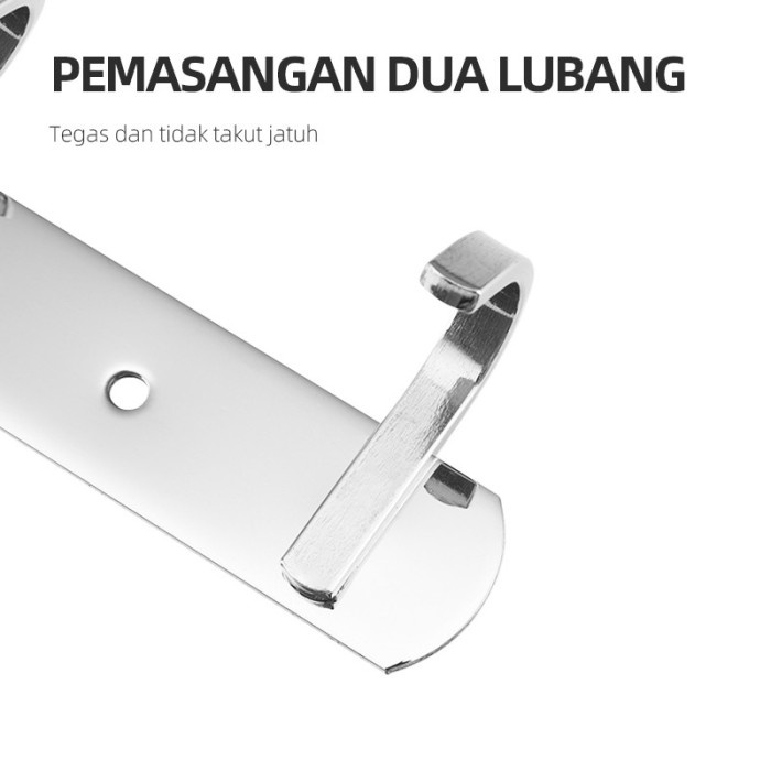 Square Hook/Gantungan Baju IR202-6 Merk Frud