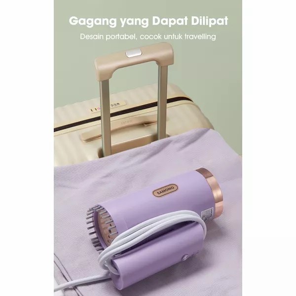 Samono Setrika Uap Portable Bisa Lipat SW GSG120 120 Steamer Iron