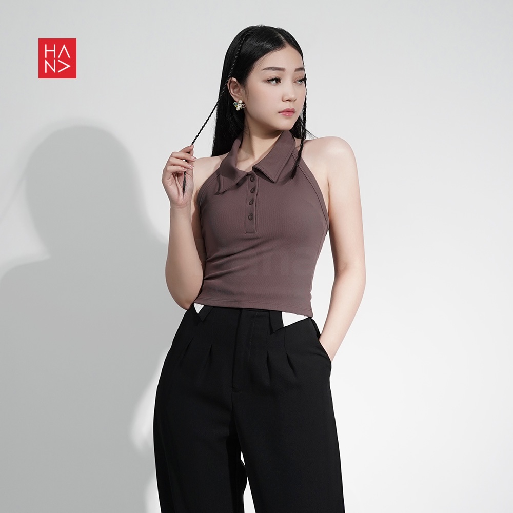 Hana Fashion JKT - Melody Rib Tank Top Wanita - TT434