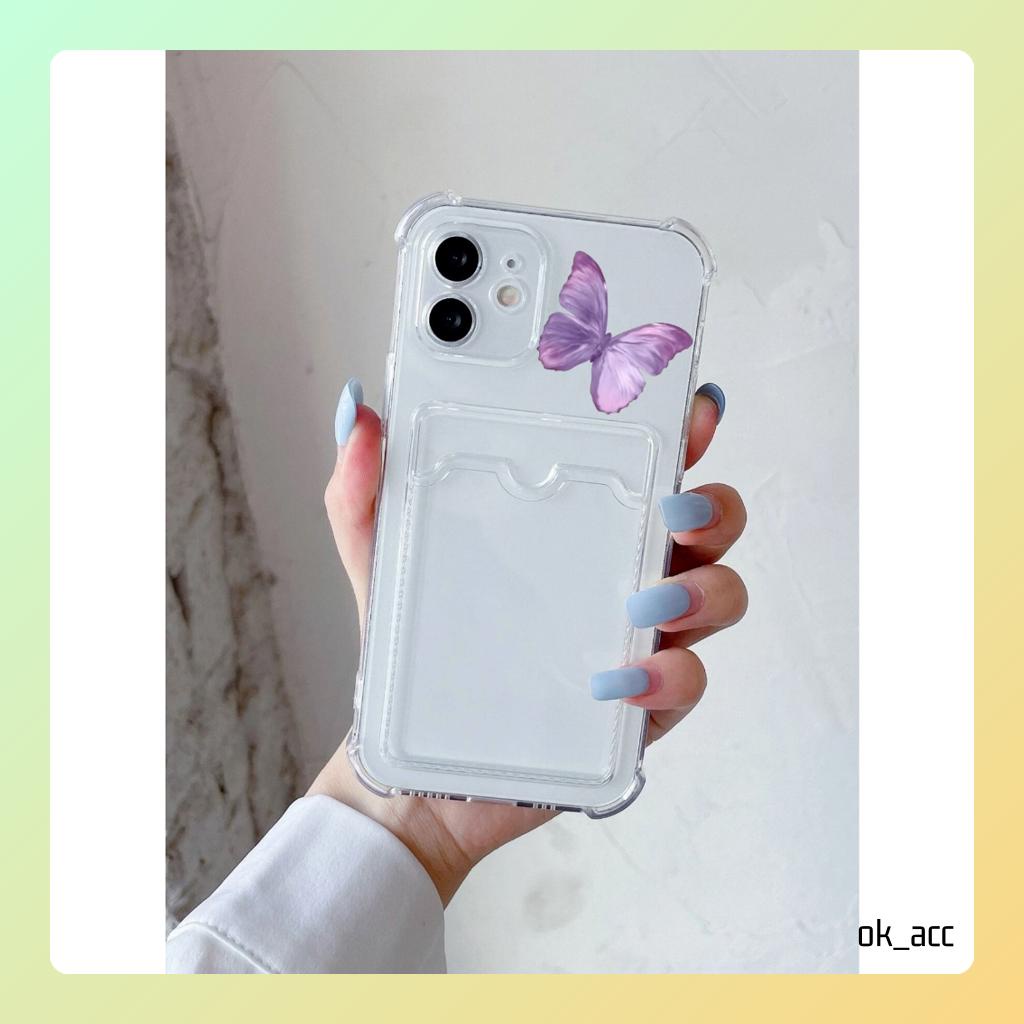 Casing Gambar FF07 Kupu for Iphone 6 6s 6+ 6s+ 7 8 7+ 8+ X Xs Xr 11 12 13 14 15 Pro Max and Infinix Hot 10 11 11s NFC 12 12i 20i 30 30i Play Note 7 Lite Smart 5 6 6+