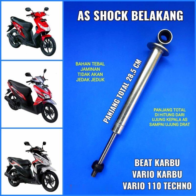 HIDROLIS AS SHOCK SHOK HIDROLIS SKOK BELAKANG HONDA VARIO LAMA BEAT KARBU VARIO 110 TECHNO