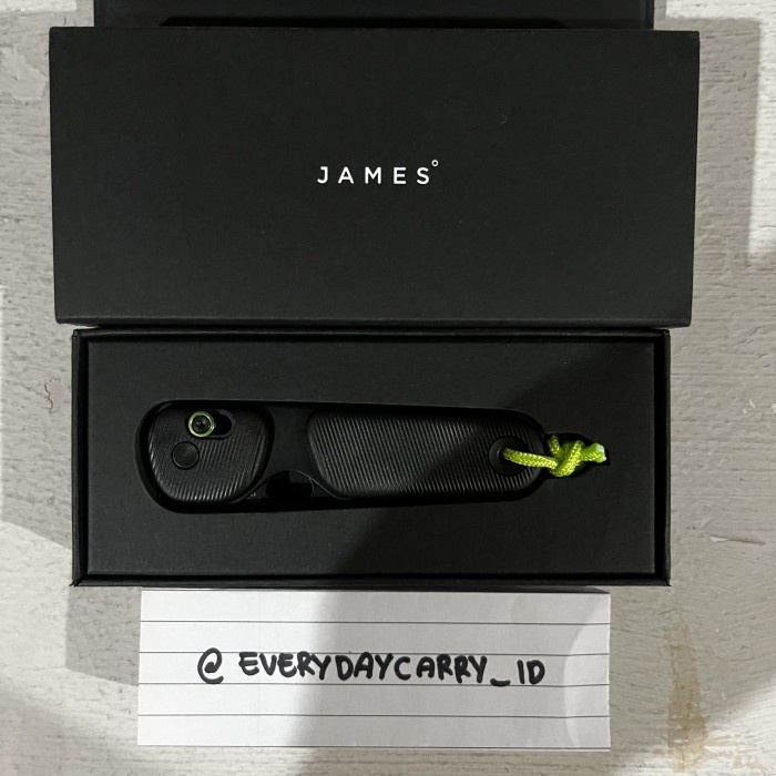 The James Brand The Redstone Slide Lock Knife Black