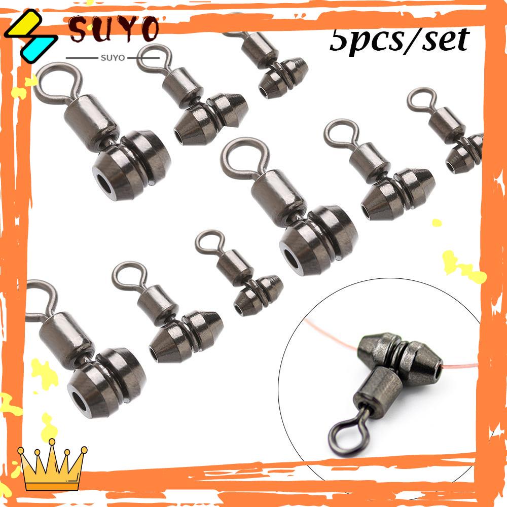 SUYO 5pcs/lot Memancing Rolling Putar Konektor Panas Tahan Lama Kualitas Tinggi Solid Rings
