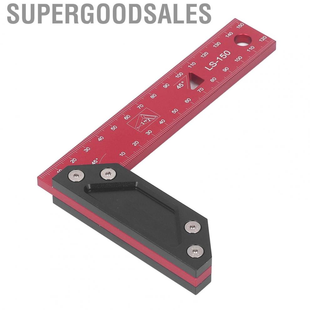 Supergoodsales 150mm Double 45 Degree Angle Ruler Measurements For Measuring Marking