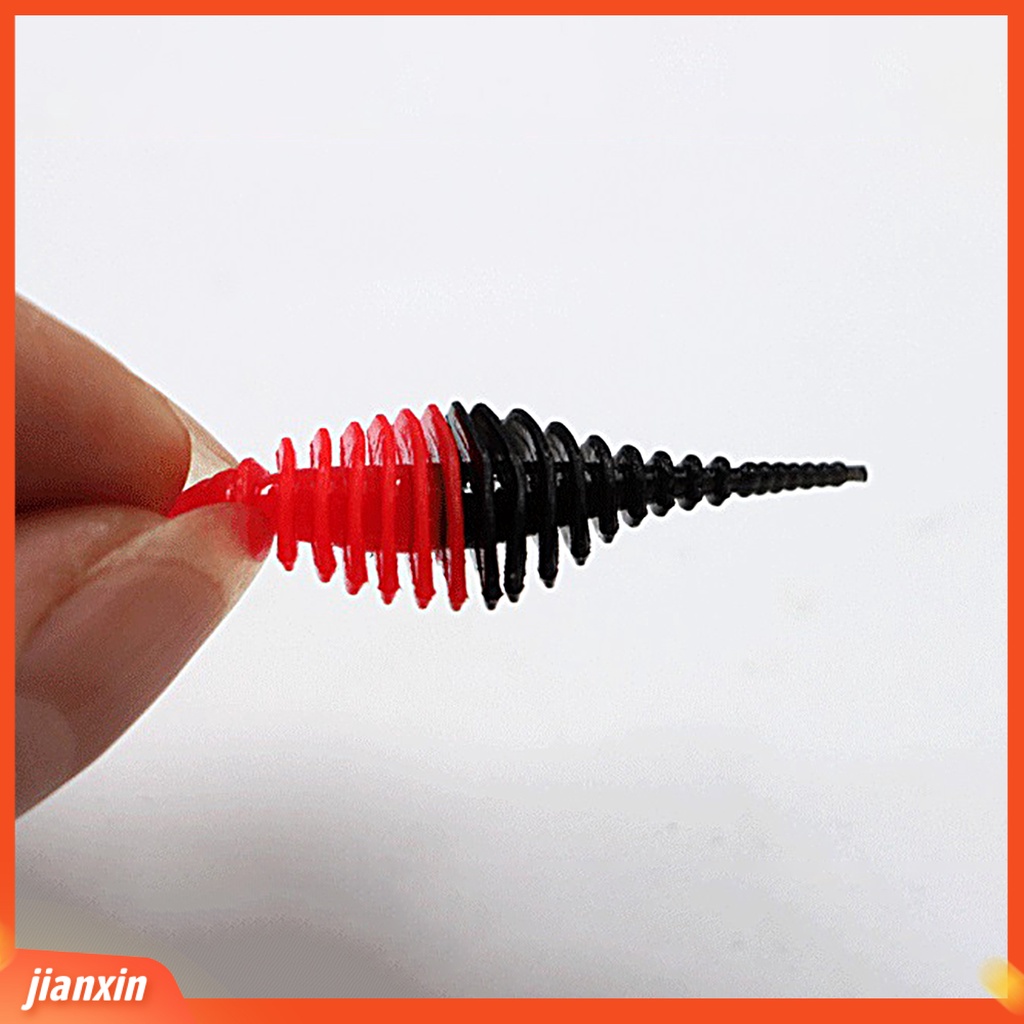 (In Stock) 3.5cm /4.5cm Umpan Pancing Botol Simulasi Warna Cerah Tahan Sobek Two-tone Ketangguhan Yang Baik Universal Lembut PVC Trout Memancing Buatan Cacing Swimbait Memancing Perlengkapan Memancing