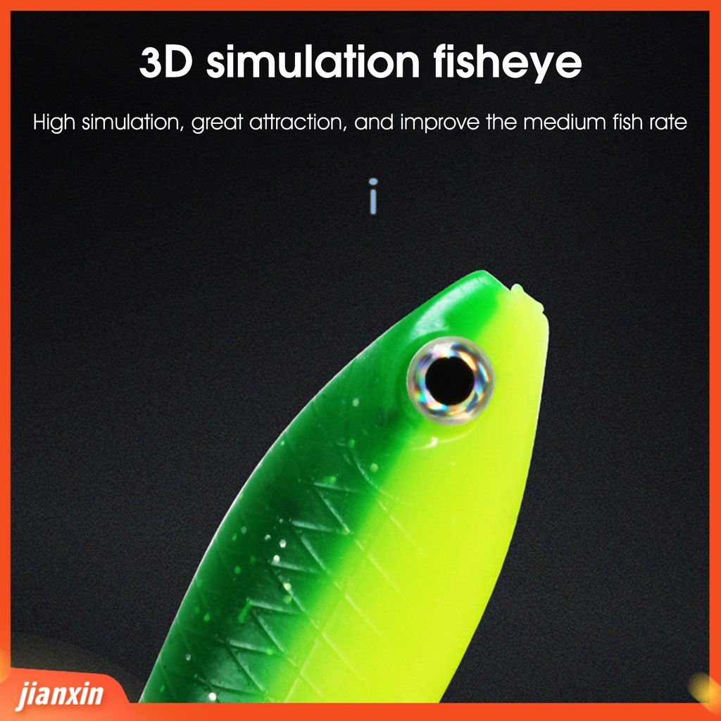 (In Stock) 5Pcs 10cm 6g Realistis Umpan Palsu Loach Bentuk Gigitan Aksesoris Praktis Buatan Umpan Perlengkapan Memancing