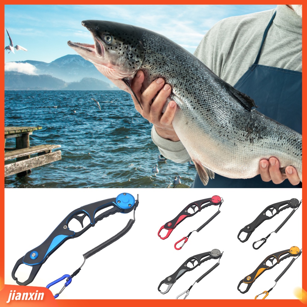 (In Stock) Fish Controller Multifungsi Tajam Portable Fish Grip Lip Clamp Grabber Untuk Pecinta Pancing