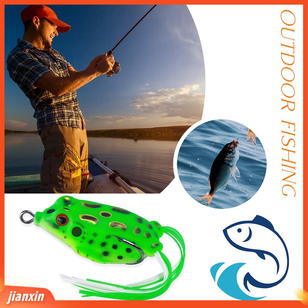 (In Stock) 6cm /12.5g Umpan Bionic Tajam Kait 3D Mata Kodok Desain Simulasi Realistis Angling Ikan Hitam Jalan Umpan Palsu Memancing Luar Ruangan