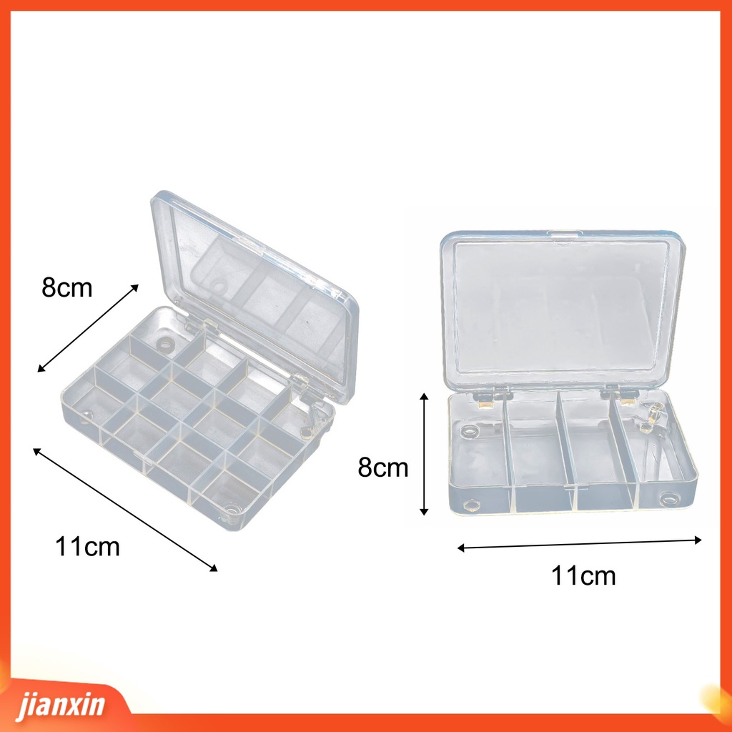 (In Stock) Fishing Tackle Box Set Kotak Pancing Transparan PVC Nyaman Kapasitas Besar Untuk Memancing