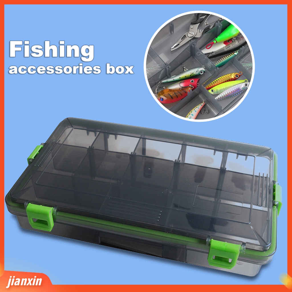 (In Stock) Kotak Umpan Lepas 4kunci Gesper Wadah Penyimpanan Umpan Portabel Pancing Tahan Air Bahan Plastik Untuk Outdoor