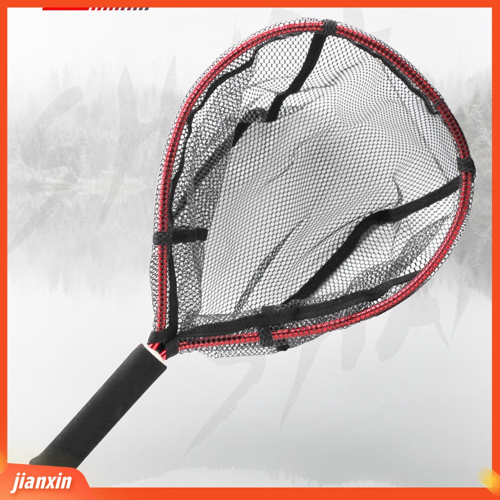 (In Stock) Jaring Jala Mesh Pancing Portabel Alat Penangkap Beban Kuat Dengan Rangka Aluminium