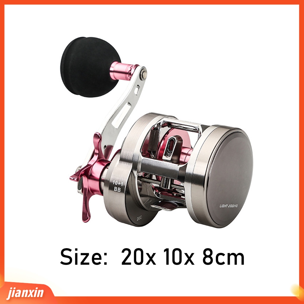 (In Stock) Gulungan Pancing Halus Presisi Bantalan Satu Arah Stabil Memancing Roda Metal Untuk Memancing