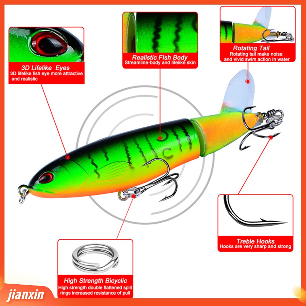 (In Stock) 11cm 15/35g Buatan Manusia Hidup Memancing Umpan Keras Wobbler Fish Tackle Tool