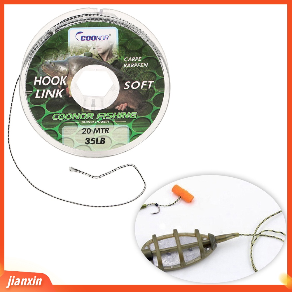 (In Stock) Lead Core Hook Line Braided Camouflage Carp Fishing Tackle Rig Aksesori Ikan Gurame