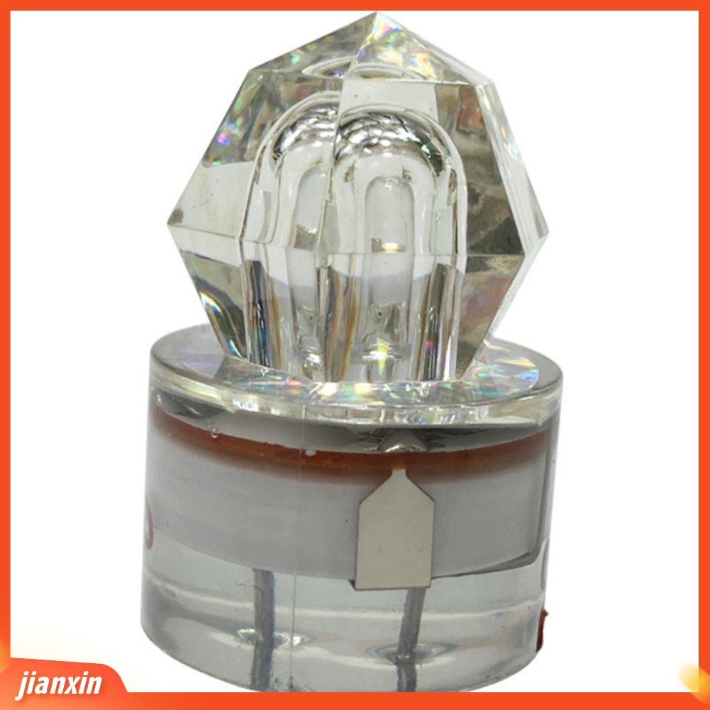 (In Stock) LED Deep Sea Underwater Diamond Berkedip Memancing Cahaya Cumi Strobo Umpan Lure